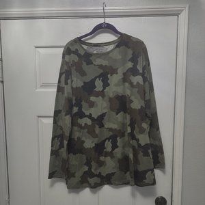 Lane Bryant Long Sleeve Camo T-shirt NWT 18/20L